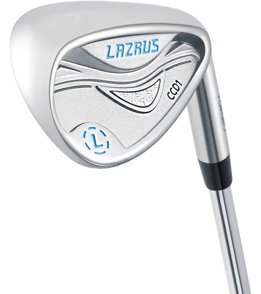 Lazrus Golf Cavity Back Wedges Set Or Individual - Forged 52°, 56°, 60° or 50°, 54°, 58° Right / Silver / 52° Single